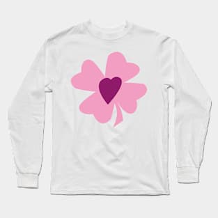 Heart Clover Long Sleeve T-Shirt